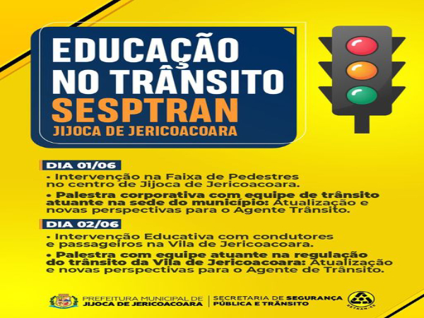 EDUCAÇÃO NO TRÂNSITO SESPTRAN - JIJOCA DE JERICOACOARA