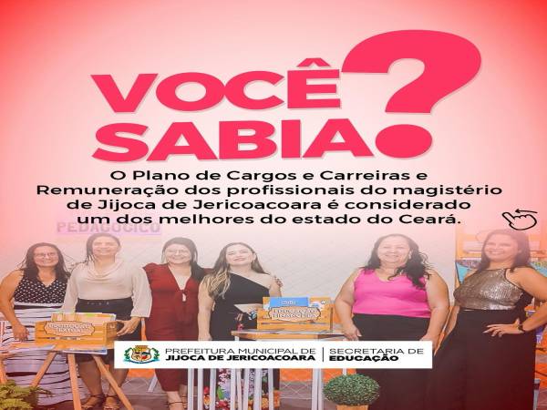 VOCÊ SABIA?