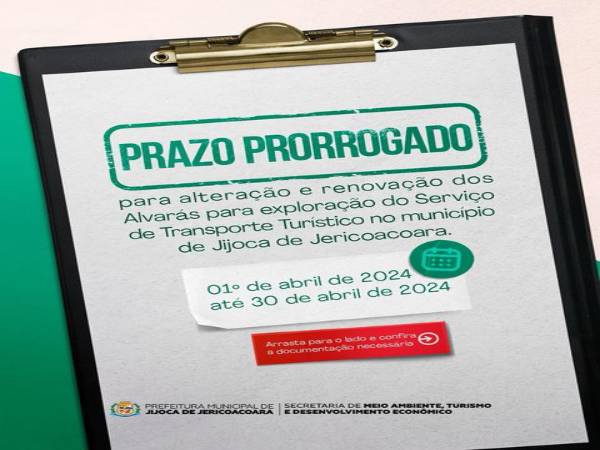 PRORROGADO PRAZO