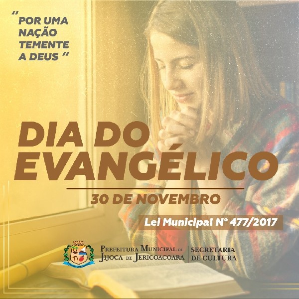 19 de agosto, dia do evangélico.